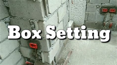 best mortar for setting plastic electrical box in cinder block|best boxes for concrete walls.